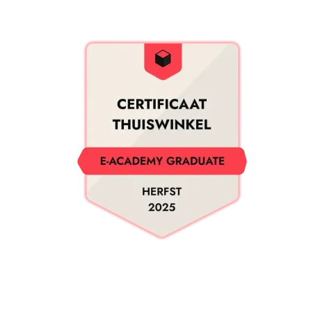 Certificaat Thuiswinkel E-Academy graduate, herfst 2025
